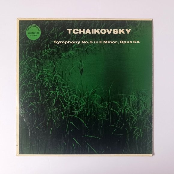 Vintage Tchaikovsky Symphony No.5 in E. Minor, Opus 64 vinyl record - Picture 1 of 9